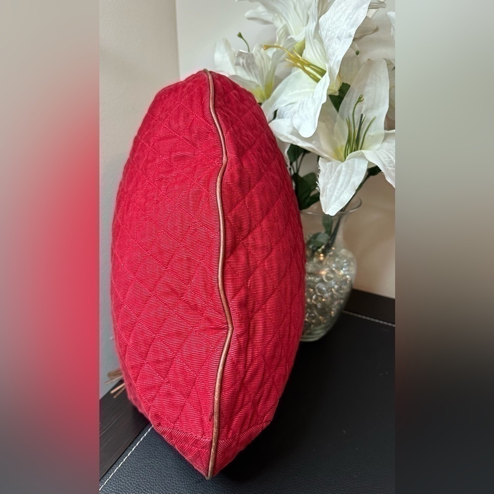 Vera Bradley Red Corduroy XL hobo bag EUC‌‌‌‌‌‌ - Picture 13 of 17